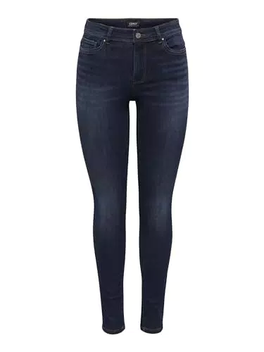 ONLY Onlwauw Mid Sk DNM Bj581 Jeans für Damen