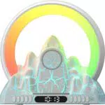 ONXE Smart LED Nachtlicht mit Lautsprecher und Wireless Charger für Raumdekoration