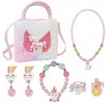 OSDUE Einhorn Handtasche und Schmuckset für Mädchen – Kette, Armband, Ring
