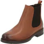 Palado Chelsea Boots Damen Patmos – elegante Stiefeletten aus Rindsleder