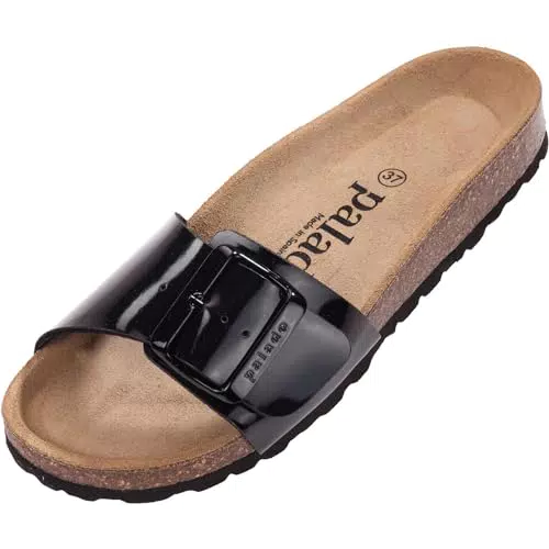 Palado Pantoletten Damen Malta EGS – Pflegeleichtes Obermaterial, Made in Spain