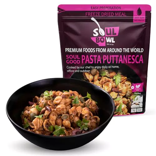 Pasta Puttanesca - Fertiggericht für Camping und Outdoor - Lange Haltbarkeit