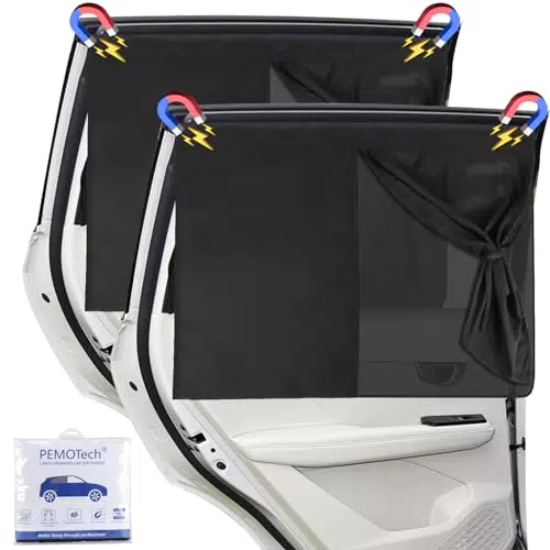 PEMOTech Sonnenschutz Auto für Kinder – UV-Schutz und Privatsphäre