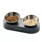 PETKIT CYBERTAIL Edelstahl Futternapf geneigt, rutschfest und spill-proof für Katzen und kleine Hunde