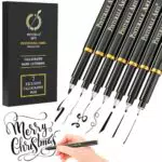 Pinturale Arts Set 7 Handlettering Stifte, Professionelle Kalligraphie Stifte