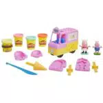 Play-Doh Peppa's Eiscreme-Spielset mit Eiswagen und Figuren von Peppa und George