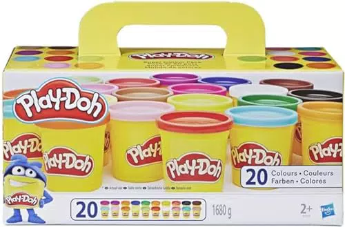 Play-Doh A7924EUC Super Farbenset, Knete für fantasievolles und kreatives Spielen