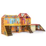 Playmags Magnetisches Bauspielzeug – Kreatives Spielhaus-Bauset für Kinder