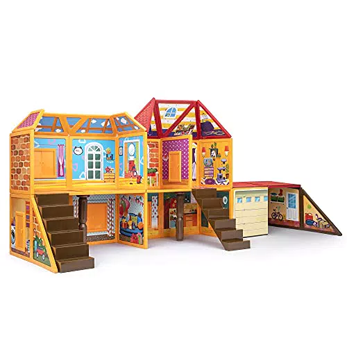 Playmags Magnetisches Bauspielzeug – Kreatives Spielhaus-Bauset für Kinder