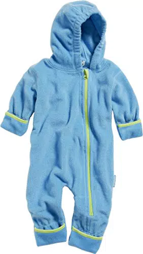 Playshoes Unisex Baby Strickfleece-Overall 421010, 33 - Grau