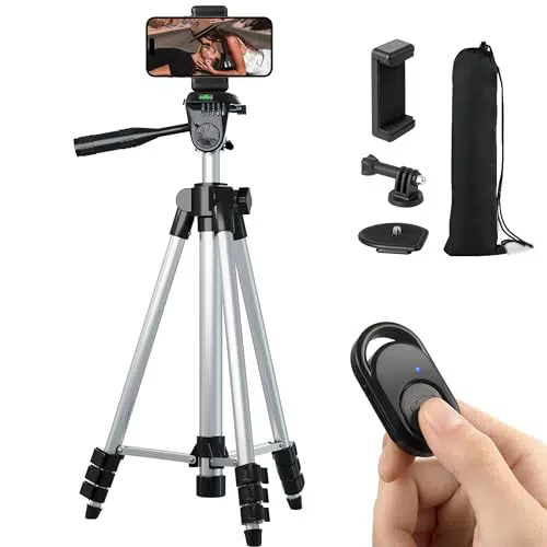 Polarduck Handy Stativ für Smartphone und DSLR Kamera mit Bluetooth Fernbedienung