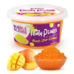 Bubble Blends Popping Boba Mango – Milchfrei, Fett- und Glutenfrei für Bubble Tea