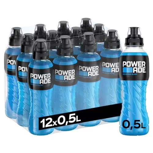 Powerade Sports Mountain Blast - Iso Drink mit Elektrolyten für Sport und Erfrischung