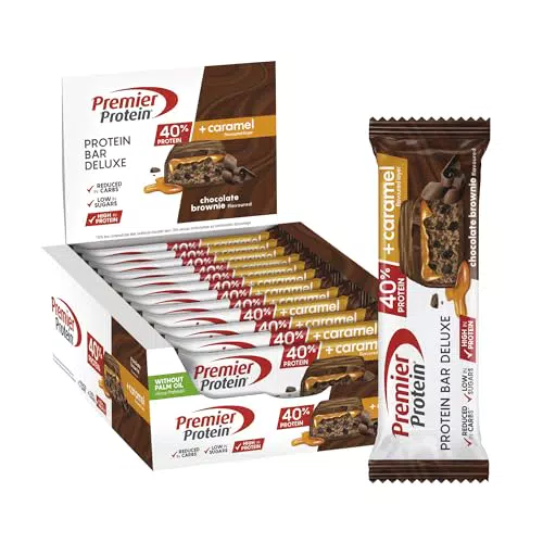 Premier Protein Proteinriegel Deluxe 40% - Low Sugar, Low Carb, palmölfrei
