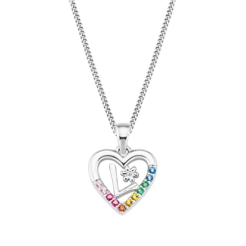 Prinzessin Lillifee Kette mit Anhänger 925 Sterling Silber Mädchen Kinder Halsschmuck