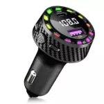 PRMHOOT Bluetooth 5.3 Adapter Auto mit PD FM Transmitter und Freisprecheinrichtung