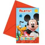 Procos Einladungen Playful Mickey für Kindergeburtstag und Mottoparty