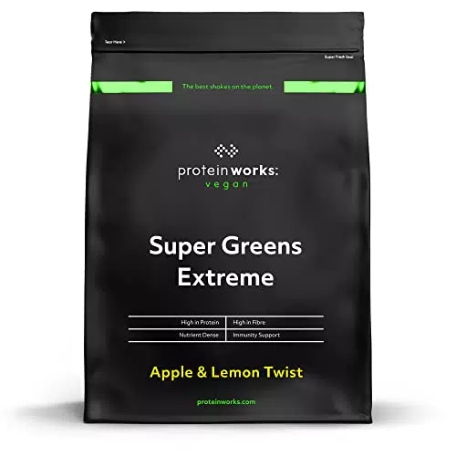 Protein Works Super Greens Extreme - Vegane Gesundheitsmix mit 41 Inhaltsstoffen