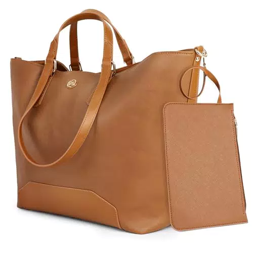 PS PETITE SIMONE Handtasche Damen Groß Shopper mit Geldbörse für Büro und Schule