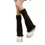 Psyqtsuary Lange Beinstulpen Kawaii Y2K Japanische Lolita Zubehör für Damen