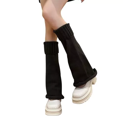 Psyqtsuary Lange Beinstulpen Kawaii Y2K Japanische Lolita Zubehör für Damen