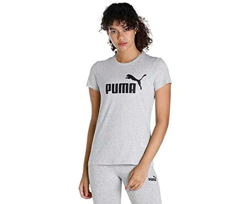 PUMA Damen T-shirt, Light Gray Heather