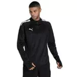 PUMA Herren Pullover, Elektrisch Blau-Schwarz.