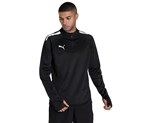 PUMA Herren Pullover, Elektrisch Blau-Schwarz.
