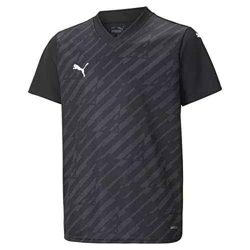 PUMA Kinder TeamUltimate Jersey Jr T-Shirt - Schwarz