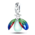 QIKAOLA Charm Anhänger aus 925 Sterling Silber für Pandora Armbänder und Halsketten