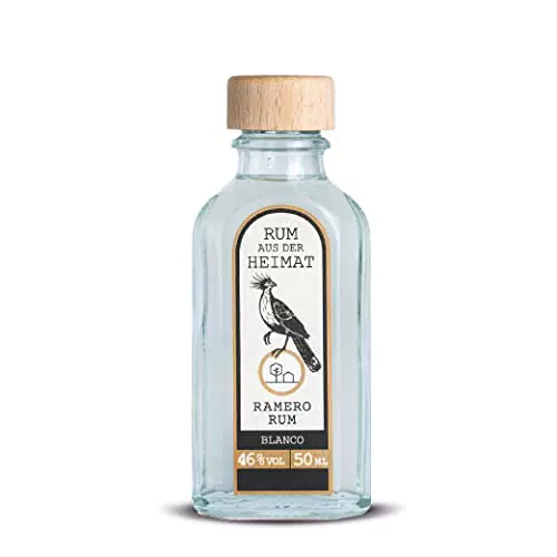 RAMERO Rum Blanco Miniatur 46% - Prämierter Rum für Mojito Cocktails