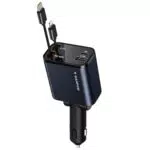 RAMPOW USB C Zigarettenanzünder 65W Auto Ladegerät 4in1 Schnellladegerät