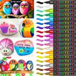 RATEL Acrylfarbe Marker Set - Wasserdicht und Permanent für Kunst und Basteln