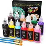RATEL Porzellanfarbe Set – Wasserdichte Keramikfarben für DIY-Projekte
