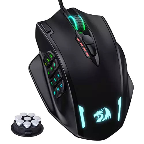 Redragon M908 Impact RGB LED Gaming-Maus mit 12.400 DPI und 20 Tasten