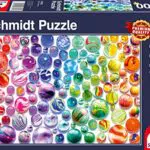 Regenbogen-Murmeln Puzzle Standard Modell 1.000 Teile