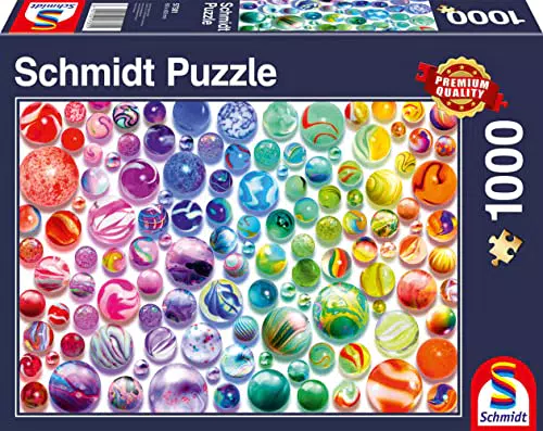 Regenbogen-Murmeln Puzzle Standard Modell 1.000 Teile