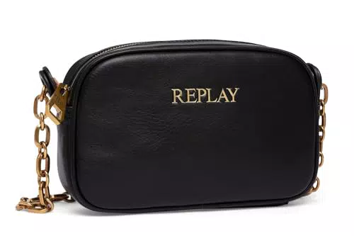 Replay Damen Handtasche aus Kunstleder, Modell Black 098