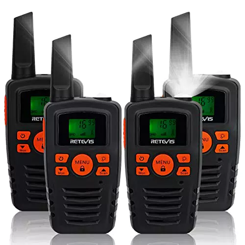 Retevis RA635 Walkie Talkie mit 16 Kanälen, PMR446 Lizenzfrei für Outdoor-Aktivitäten