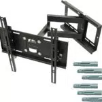 RICOO TV Wandhalterung Schwenkbar und Neigbar für 40-75 Zoll, VESA 400x400