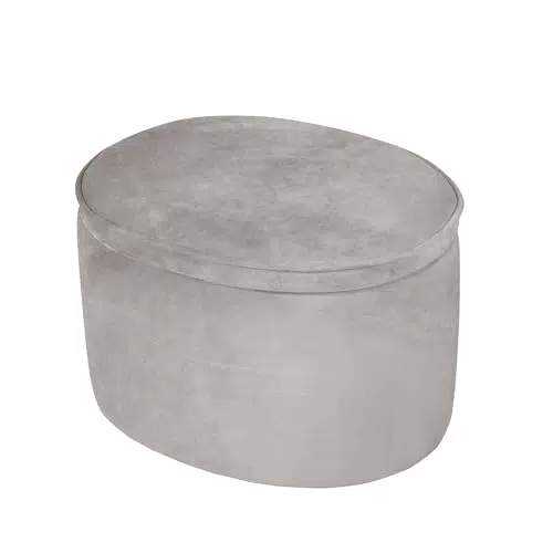 Kinderhocker Lil Sofa - Ovaler Hocker mit Stauraum für das Kinderzimmer