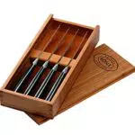 RÖSLE Steakmesser-Set 4-tlg. - Hochwertige Klingen aus Klingenspezialstahl