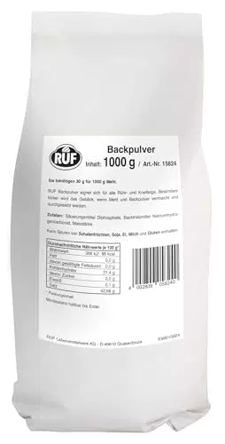 RUF Backpulver – Glutenfreies und veganes Backpulver für Kuchen und Brötchen