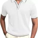 Runcati Herren Poloshirt Kurzarm für Golf und Tennis – Atmungsaktives Sportshirt