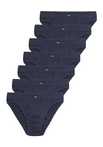 s.Oliver Basic Herren Slip Unterhose - 7er Pack