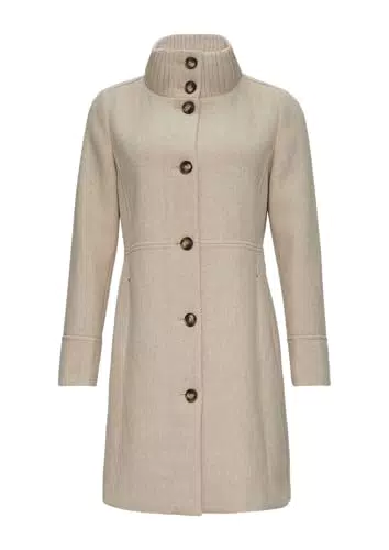s.Oliver Damen Twillmantel mit Stehkragen, Modell 2155289