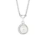 s.Oliver Kette mit Anhänger 925 Sterling Silber Damen Halsschmuck