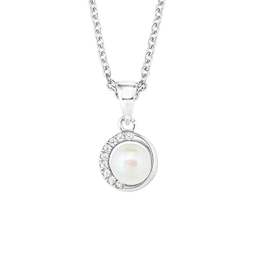 s.Oliver Kette mit Anhänger 925 Sterling Silber Damen Halsschmuck
