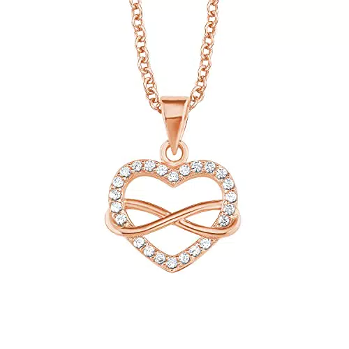 s.Oliver Kette mit Anhänger 925 Sterling Silber Damen Halsschmuck