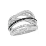 s.Oliver Ring Edelstahl Damen mit Kristall in Schmuck Geschenk Box, Modell 2022655